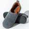 Mens Memory Foam Fur Lined Indoor Slides 0