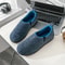 Mens Memory Foam Fur Lined Indoor Slides 6