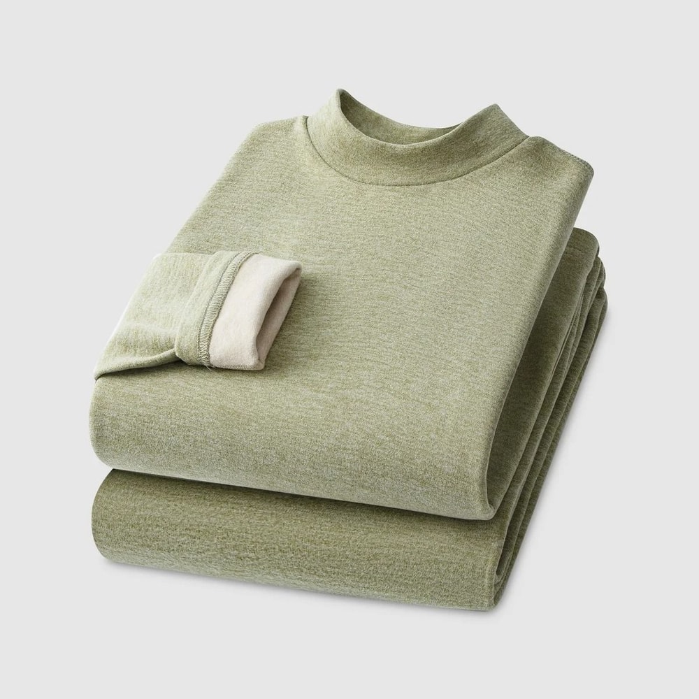 Mens And Womens Thermal Cashmere Silk Underwear Set 11