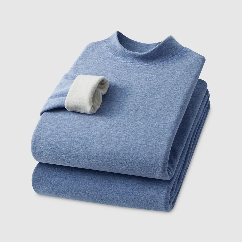 Mens And Womens Thermal Cashmere Silk Underwear Set 8