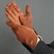 Mens Suede Fleece Touchscreen Cycling And Driving Gloves 0