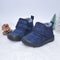 Kids Waterproof Anti Slip Plush Winter Snow Short Boots 10