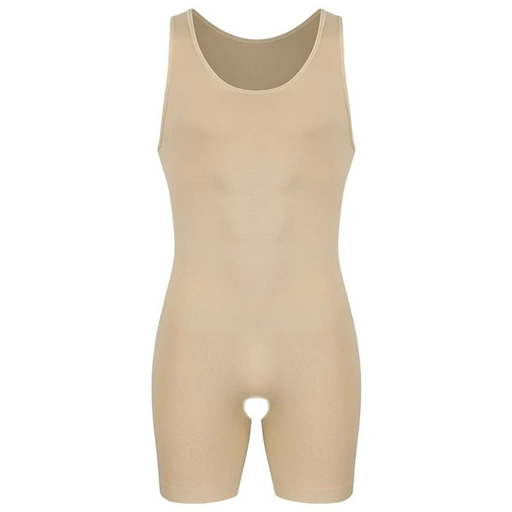 Mens Sleeveless Compression Bodysuit Shapewear Slimming Undershirt 6