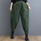 Womens Fleece Lined Corduroy Harem Winter Pants 6