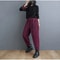 Womens Fleece Lined Corduroy Harem Winter Pants 7
