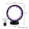Amethyst Gemstone Crystal LED Round Lamp 1
