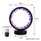 Amethyst Gemstone Crystal LED Round Lamp 1