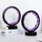 Amethyst Gemstone Crystal LED Round Lamp 4