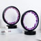 Amethyst Gemstone Crystal LED Round Lamp 4