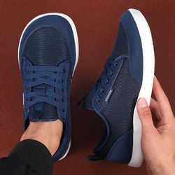 mens wide barefoot running sneakers minimalist mesh casual shoes