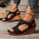 Women Plus Size Wedge Sandals Lightweight Breathable Beach Flats 0