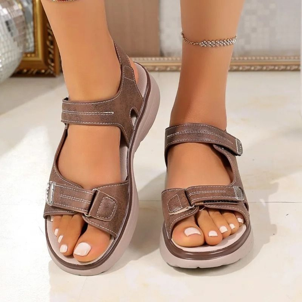 Summer Wedge Sandals For Women 2025 New Plus Size Fashion Non Slip Beach Shoes Casual Woman Lightwe 3