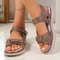 Summer Wedge Sandals For Women 2025 New Plus Size Fashion Non Slip Beach Shoes Casual Woman Lightwe 4