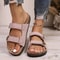 Women Plus Size Slip On Wedge Sandals Lightweight Casual Platform Beach Shoes 0