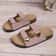 Women Plus Size Slip On Wedge Sandals Lightweight Casual Platform Beach Shoes 4