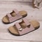 Women Plus Size Slip On Wedge Sandals Lightweight Casual Platform Beach Shoes 4