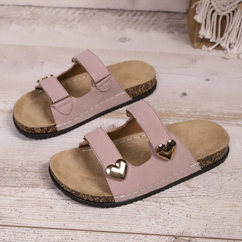 Women Plus Size Slip On Wedge Sandals Lightweight Casual Platform Beach Shoes 4