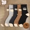 Mens Thick Fleece Lined Winter Socks 5 Pairs Keep Warm Long Socks 1