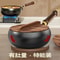 Big Belly Pot Deepened Non Stick Iron Pot Flat Bottom Frying Pan With Lid 6