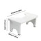 Sturdy Portable Bamboo Toilet Squat Stool For Adults Wide And Stable Bathroom Potty Stool Easy To U 9