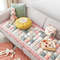 Thick Cotton Grid Cushion Sofa Tatami Mat For Living Room Decor 7