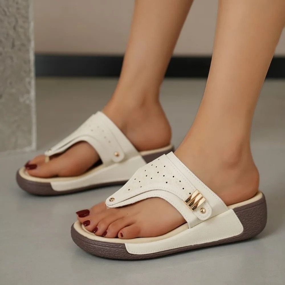Women Rome Wedge Sandals Platform Beach Shoes Plus Size 43 Summer 2025 Casual Slides 2