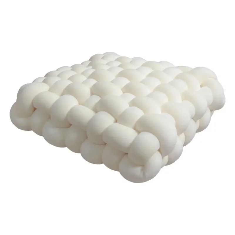 Aesthetic Knot Plush Cushion Nordic Knot Weave Decorative Pillow Soft Floor Or Sofa Cushion 9