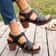 Lightweight Thick High Heel Wedge Sandals For Women Plus Size Rome Style 4