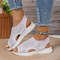 Womens Comfort Platform Wedge Sandals Casual Summer Beach Walking Shoes 7