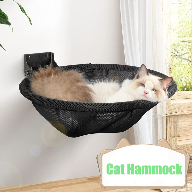 Cat Hammock Bed Wall Mounted Foldable Stable 42 Cm 0
