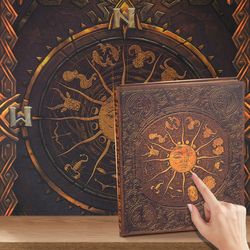 diy zodiac scrapbook photo album 132 page witch magic castle theme