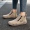 Women Spring Ankle Walking Boots High Top Casual Outdoor Sneakers 3
