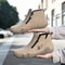 Women Spring Ankle Walking Boots High Top Casual Outdoor Sneakers 7