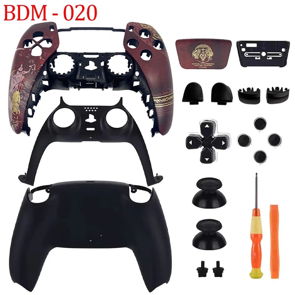 Limited Red PS5 Controller Shell Housing Gamepad Replacement Front Back Case Touchpad Cover 5