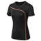 Quick Dry Stretch Slim Fit Yoga Top For Women Short Sleeve Sports Fitness T Shirt 7
