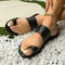 Women Minimalist Thong Sandals Flat Summer Outdoor Beach Leisure Shoes 7