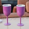 300ML Stainless Steel Double Wall Goblet Wine Glass With Straw And Lid For Coffee Water Or Champagn 4