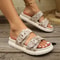 Women Thick Soled Metal Buckle EVA Sandals Flat Designer Slippers For Indoor Outdoor 2