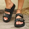 Women Thick Soled Metal Buckle EVA Sandals Flat Designer Slippers For Indoor Outdoor 3