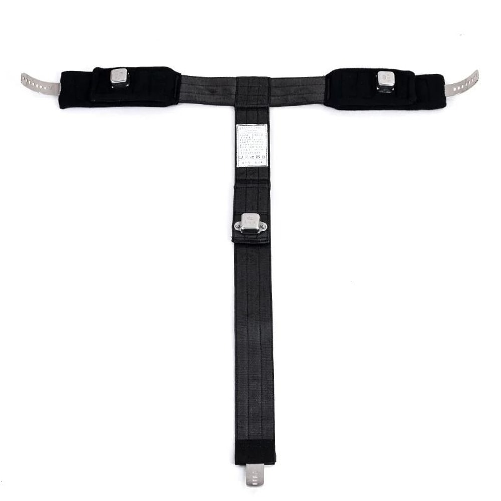 Feet Magnetic Restraint Strap T Shaped For Patient Restless On Bed Binding Healthcare Black 1