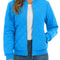 Womens Diamond Quilted Bomber Jacket Full Zip Warm Padded Coat 20