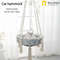 New Pet Hammock Cat Swing Hand Woven Cotton Rope Hanging Basket For Cats 0