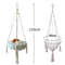 New Pet Hammock Cat Swing Hand Woven Cotton Rope Hanging Basket For Cats 5