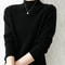 Autumn Winter Womens Turtleneck Pullover Slim Long Sleeve Knitted Sweater 7