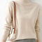 Autumn Winter Womens Turtleneck Pullover Slim Long Sleeve Knitted Sweater 8