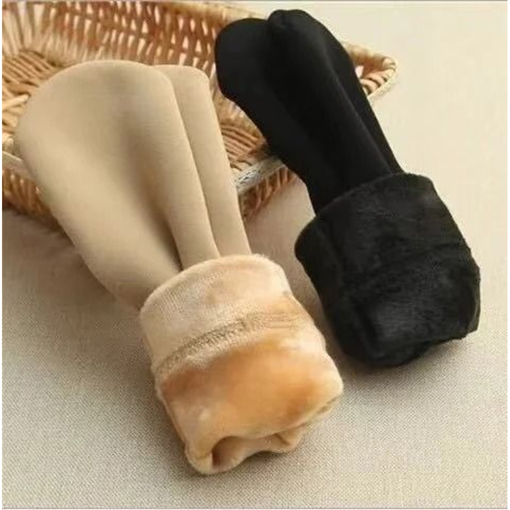 Winter VelvetLined Thick Snow Socks For Men  Women Harajuku Kawaii Style 3