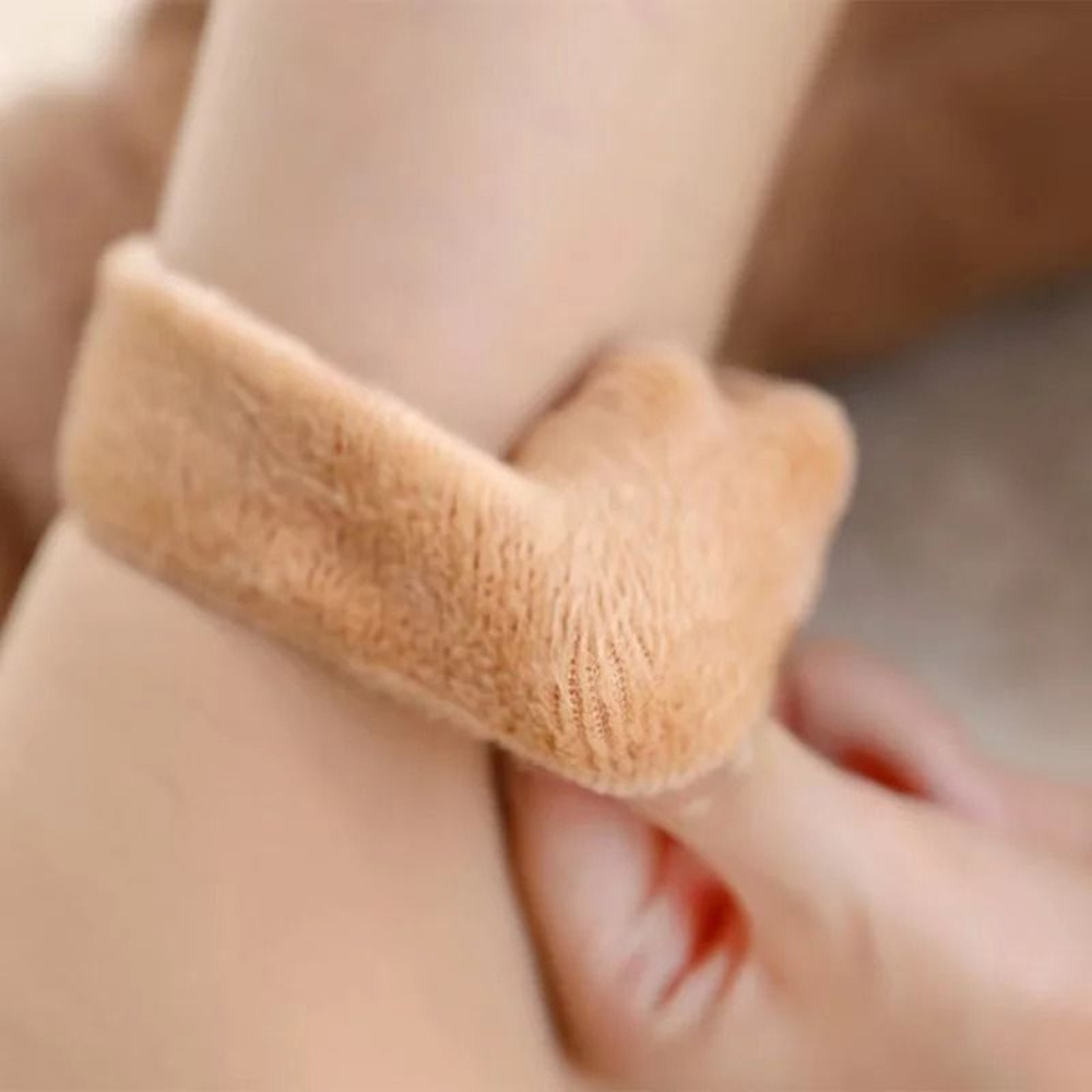 Winter VelvetLined Thick Snow Socks For Men  Women Harajuku Kawaii Style 5