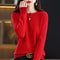 Women O Neck Knit Sweater Autumn Winter Casual Pullover Warm Jumper Korean Fashion Knitwear 13