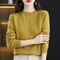 Women O Neck Knit Sweater Autumn Winter Casual Pullover Warm Jumper Korean Fashion Knitwear 15