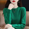 Women O Neck Knit Sweater Autumn Winter Casual Pullover Warm Jumper Korean Fashion Knitwear 7